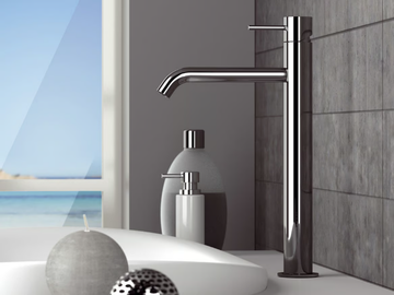 X STYLE - Countertop single handle washbasin mixer with pop up waste by Remer Rubinetterie - view 3